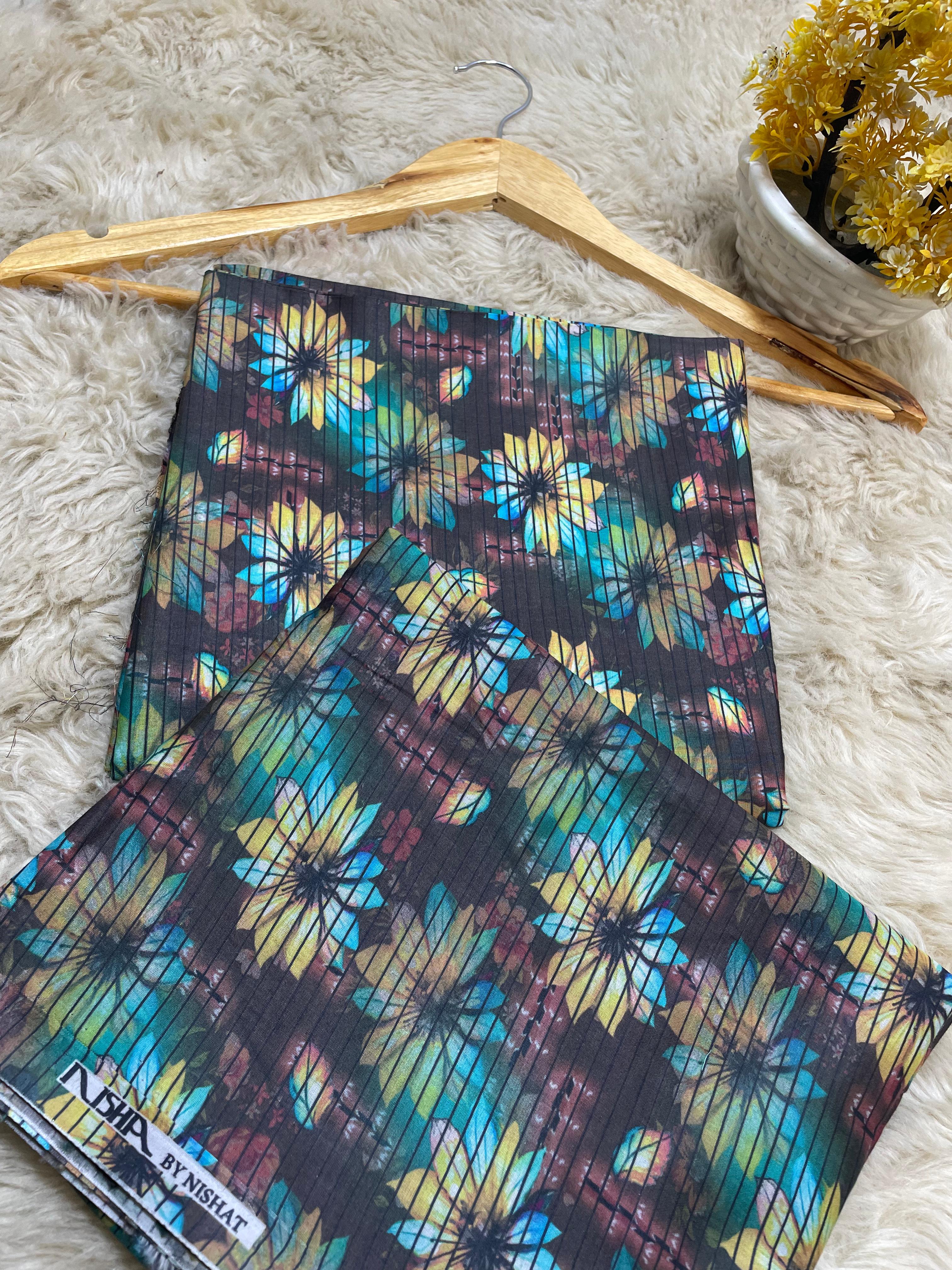 Nishat Printed Lawn 2pc (Unstitched)
