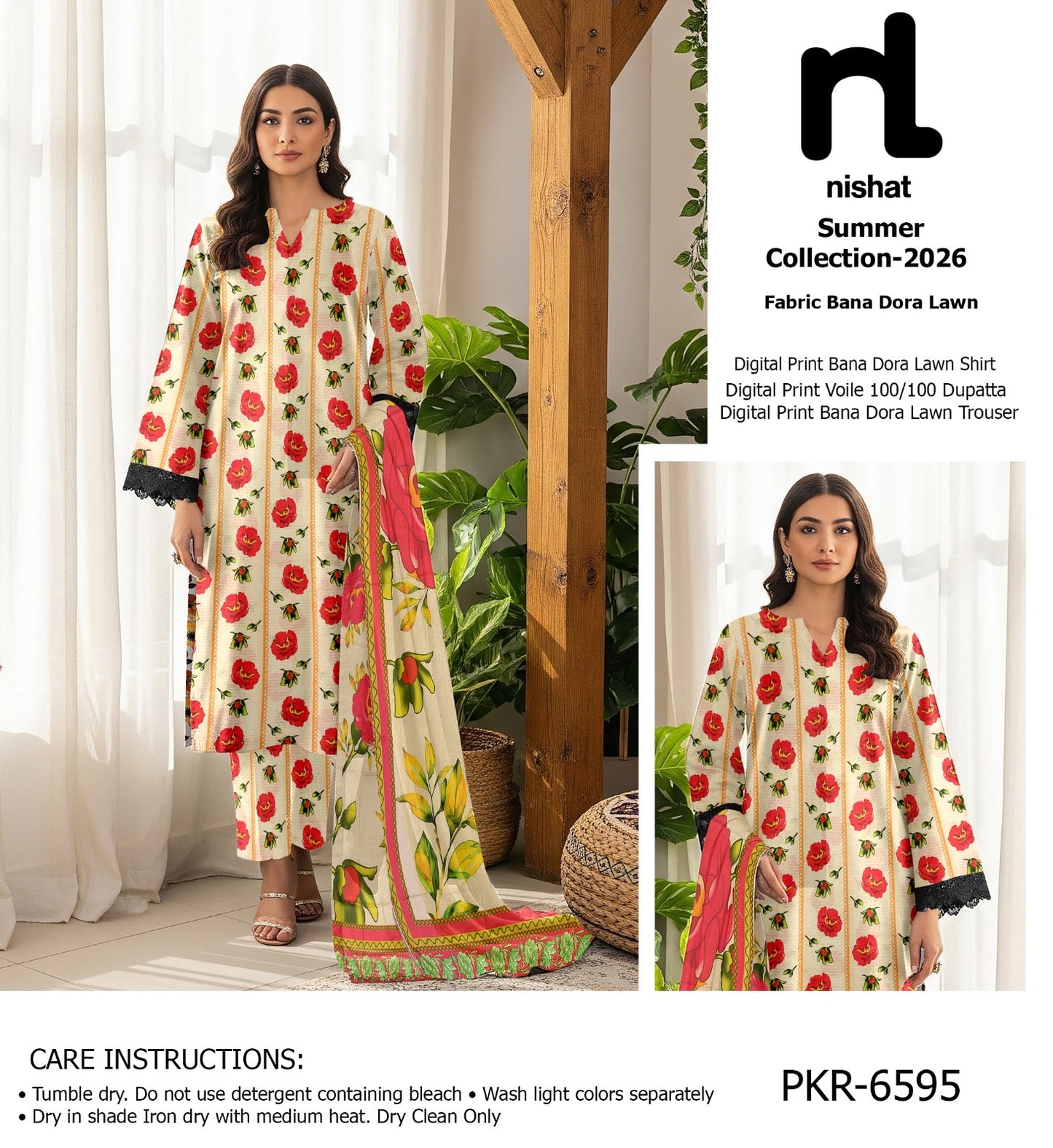 Lawn Bana Doria 3 pic