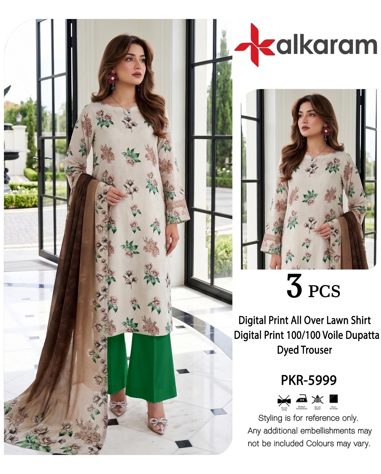 Alkaram lawn 90/70