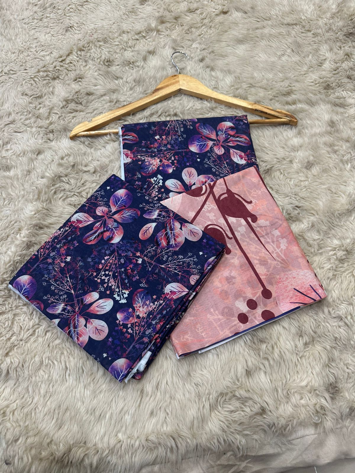 Zeyorah Printed Lawn Three Piece (Unstitched)