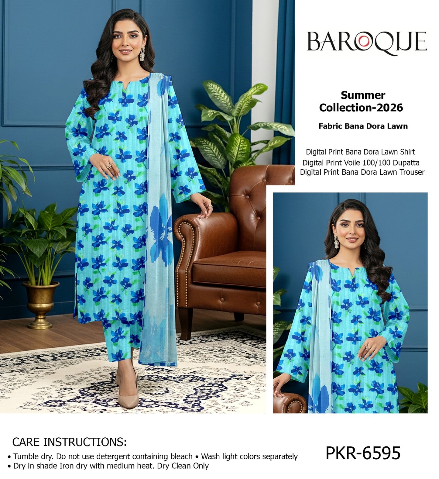 Lawn Bana Doria 3 pic