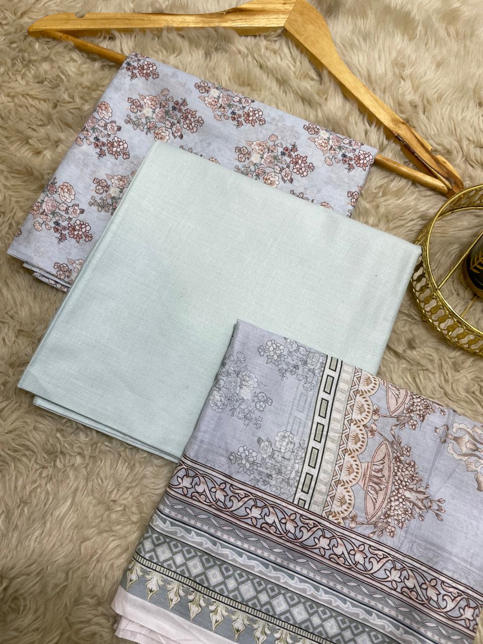 Maria b printed lawn mother collection 3p ( unstitched)