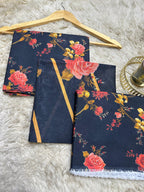 Ego Printed Lawn three piece (Unstitched)