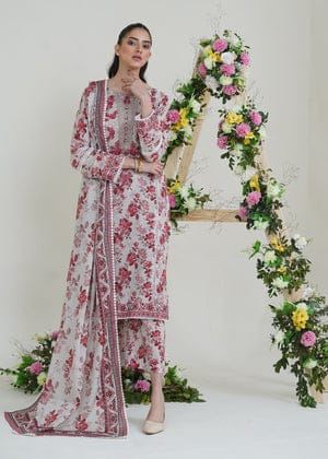 Shanaya Linen Three Piece (Unstitched)