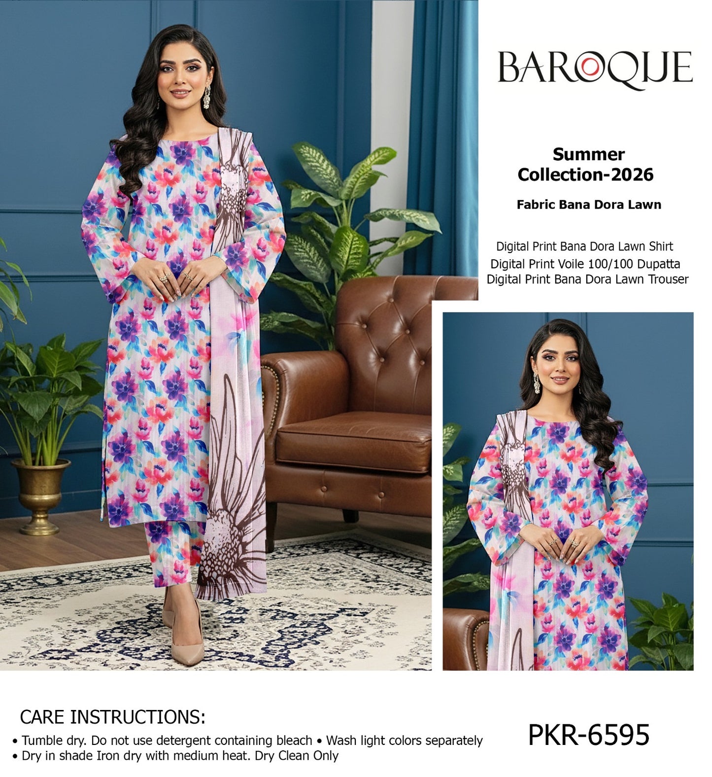 Lawn Bana Doria 3 pic