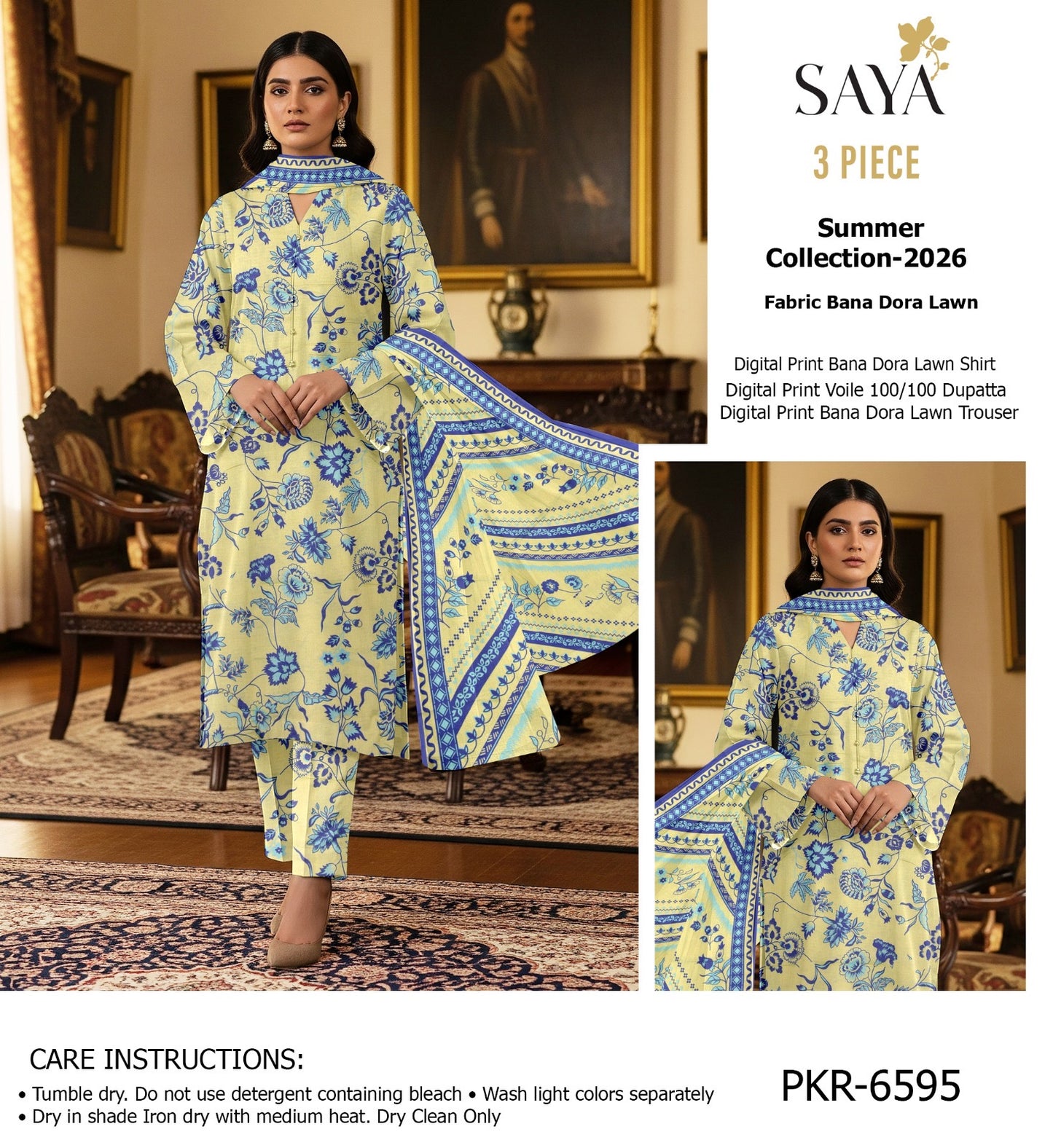 Lawn Bana Doria 3 pic