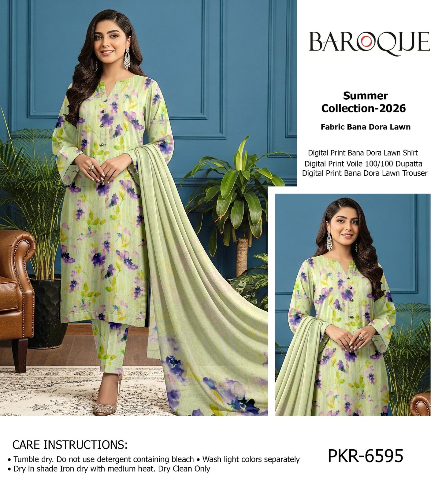 Lawn Bana Doria 3 pic