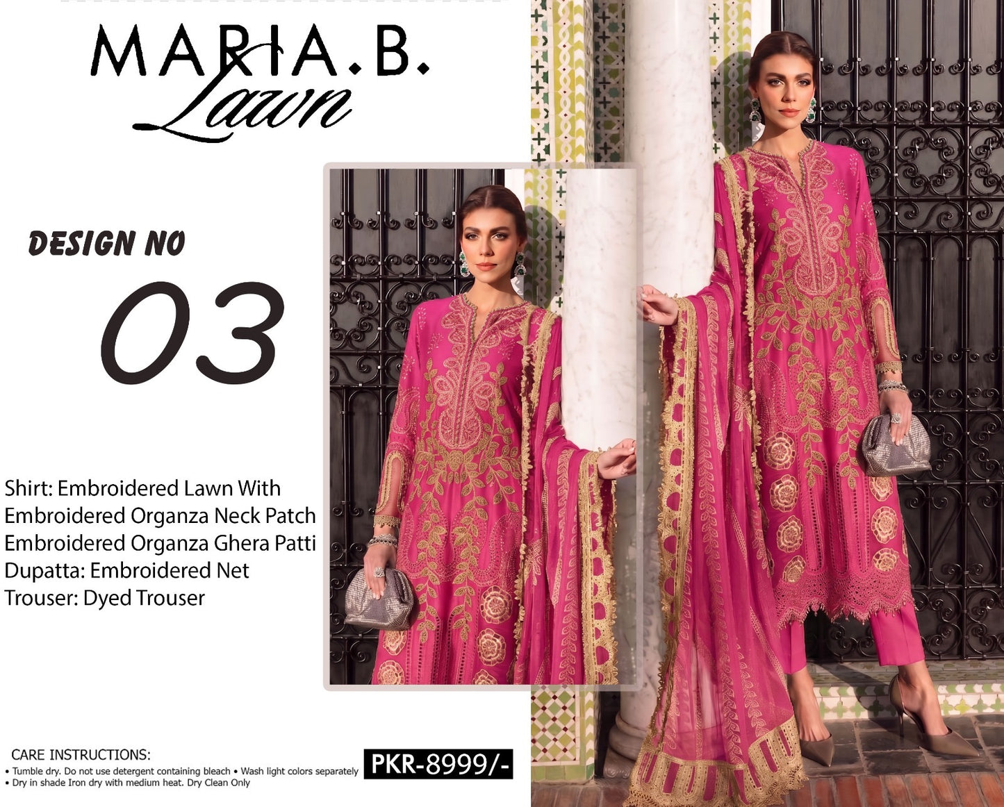 Maria b Embroidered collection (unstitched)