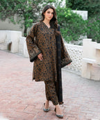 Baroque Khaddar  Printed Trouser (Unstitched)