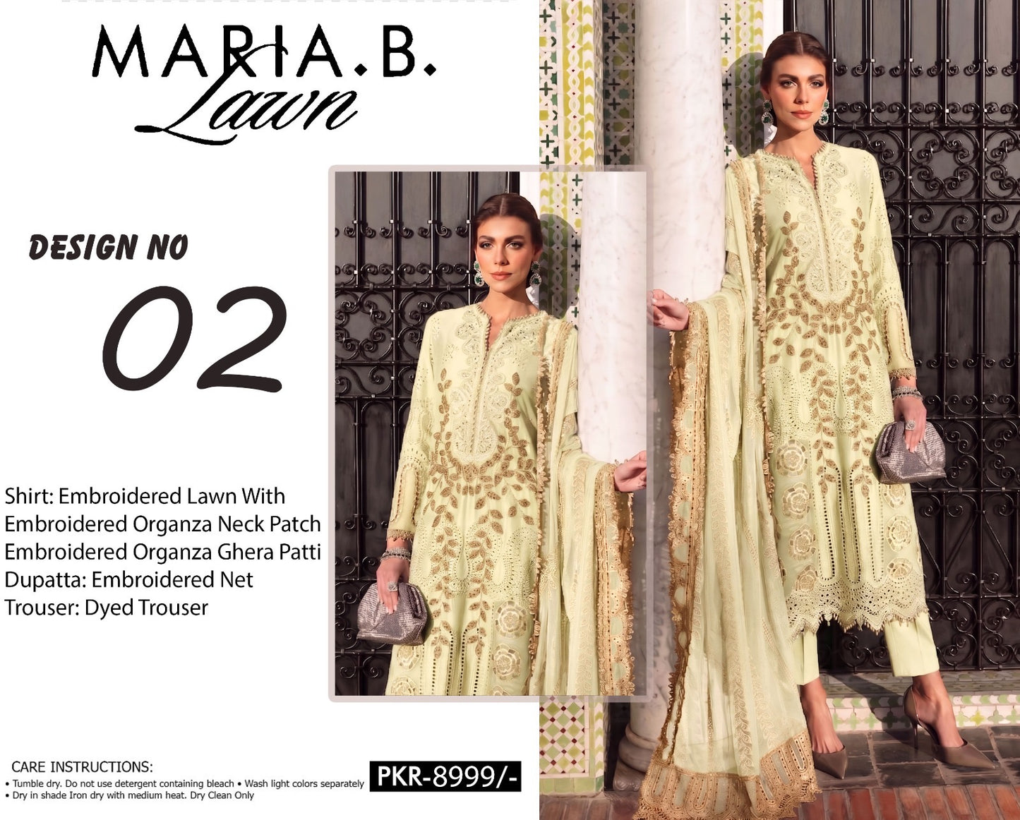Maria b Embroidered collection (unstitched)