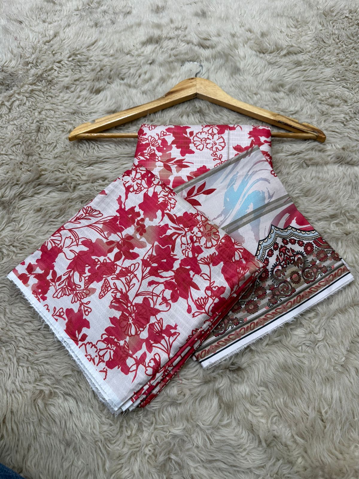 Shanaya Linen Three Piece (Unstitched)
