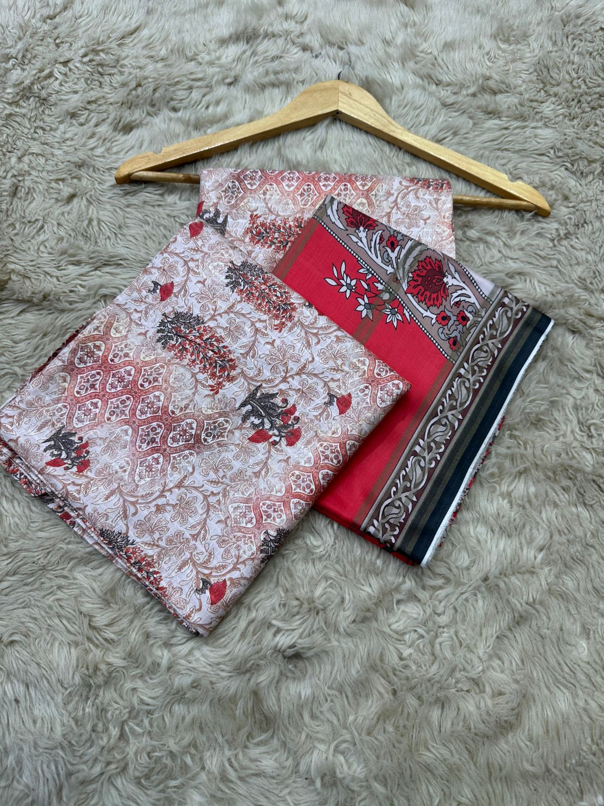 Shanaya Linen Three Piece (Unstitched)