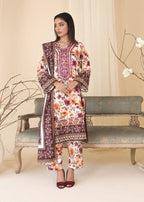 Shanaya Linen Three Piece (Unstitched)