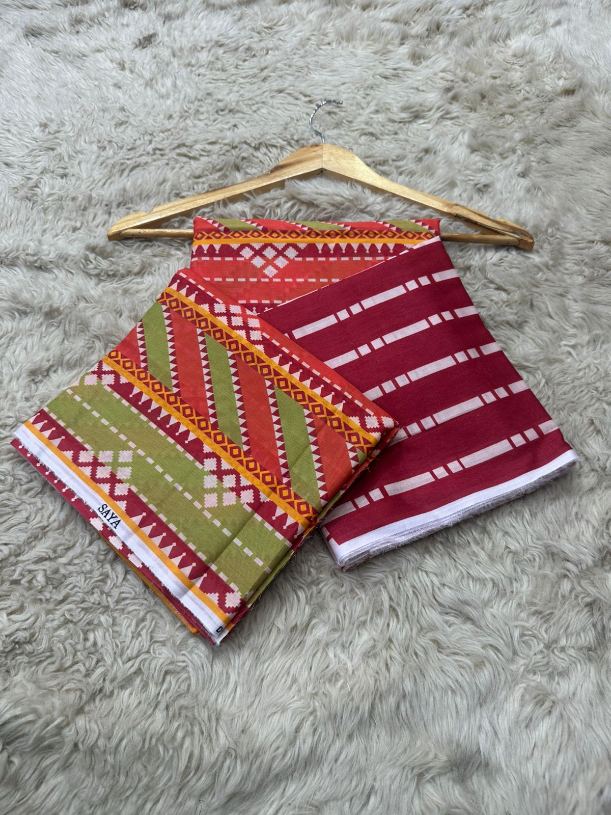 Saya Printed Lawn Three Piece (Unstitched)