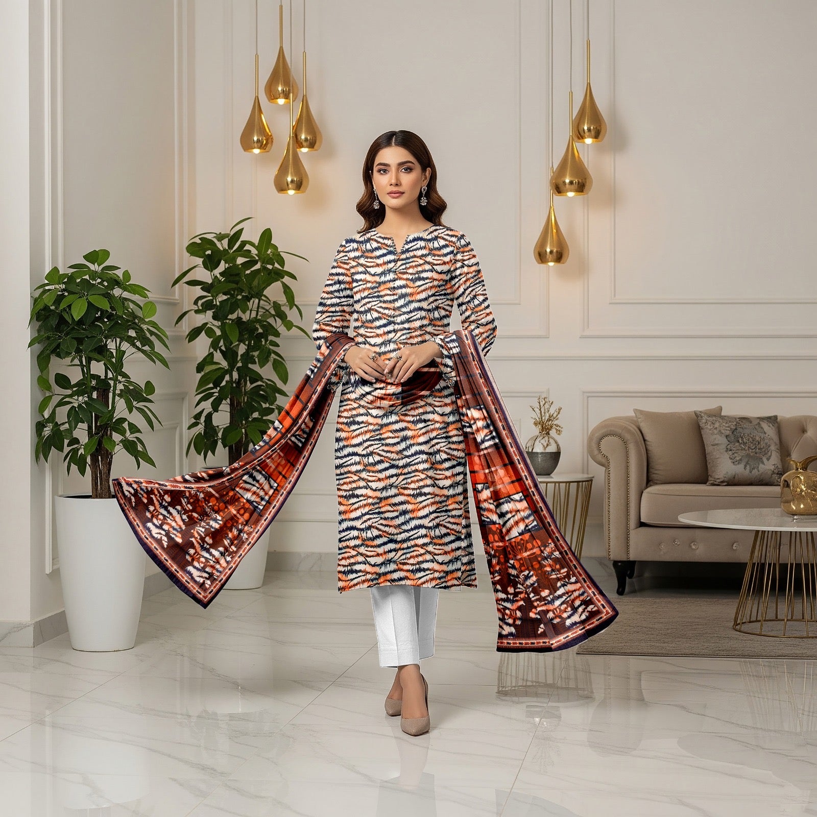 Linen Bana Dora (unstitched)