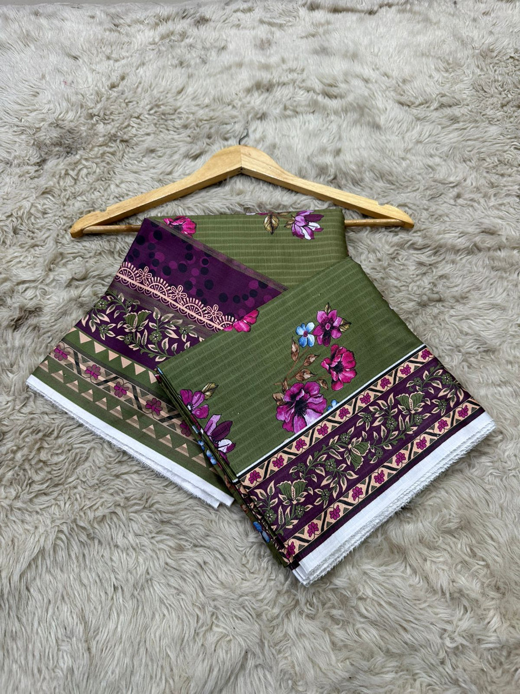 Shanaya Linen Three Piece (Unstitched)