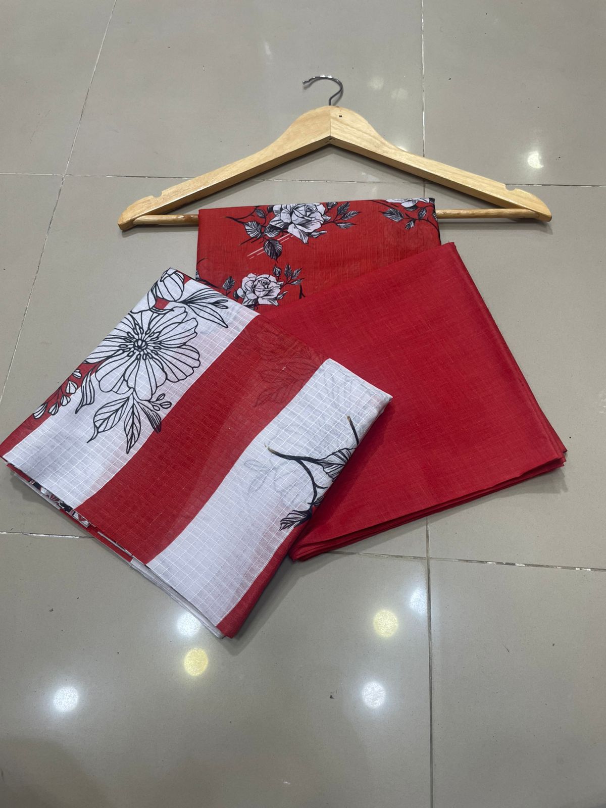 Chawala Printed Lawn Three Piece (Unstitched)