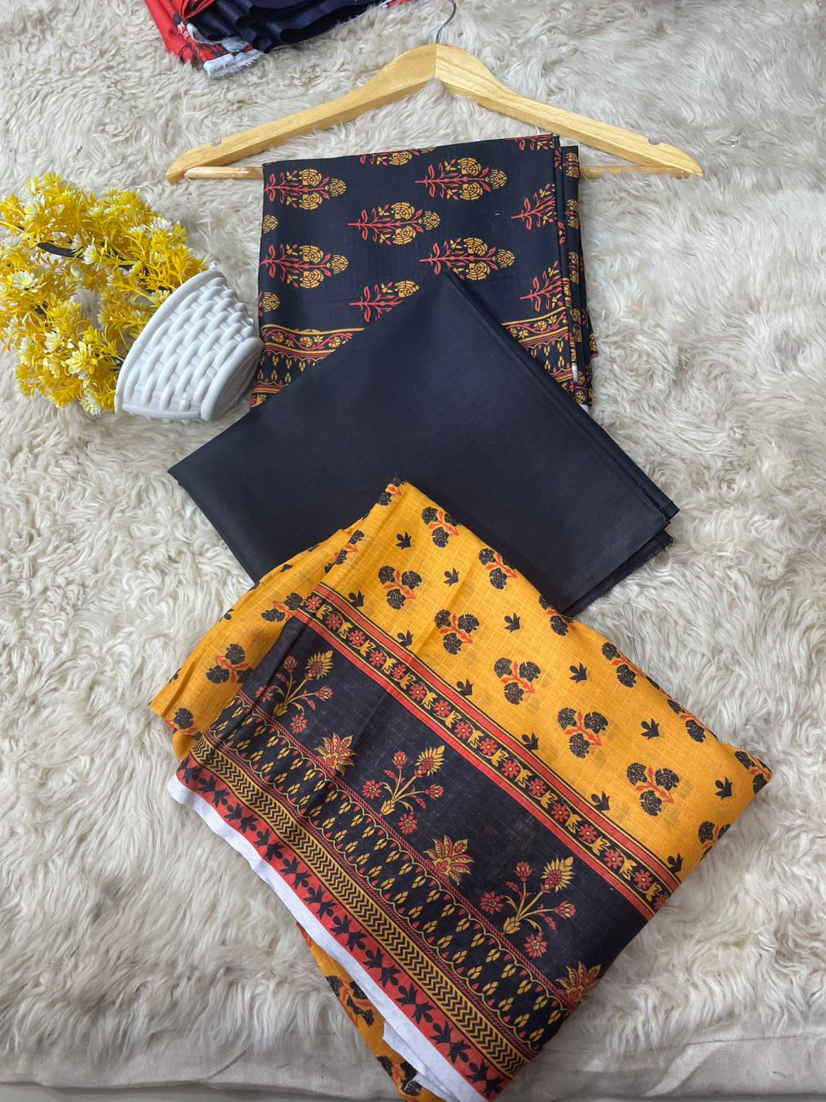 Chawala Printed Lawn Three Piece (Unstitched)