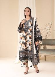 Shanaya Linen Three Piece (Unstitched)