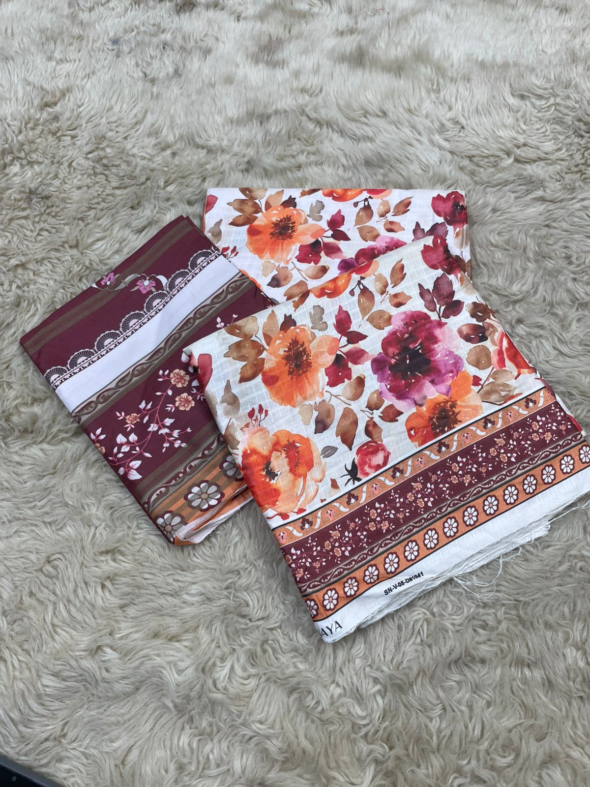 Shanaya Linen Three Piece (Unstitched)