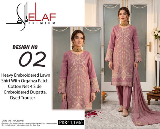 Elaf Embroidered collection (unstitched)