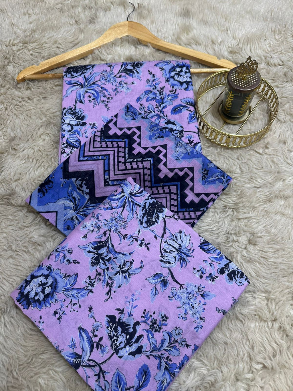 Sapphire Printed Lawn Three piece (unstitched)
