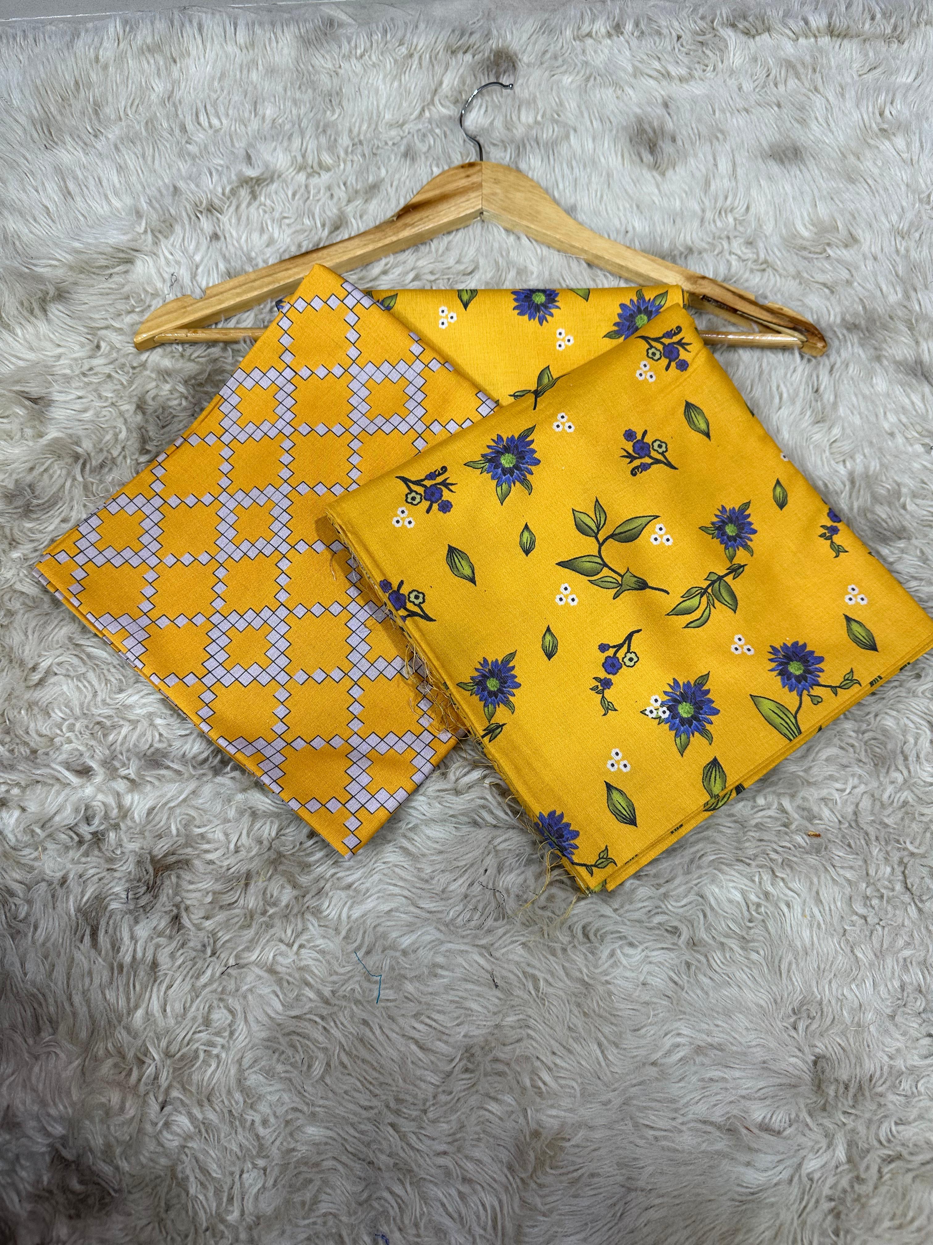 Maria B Shamray Three Piece (Unstitched)