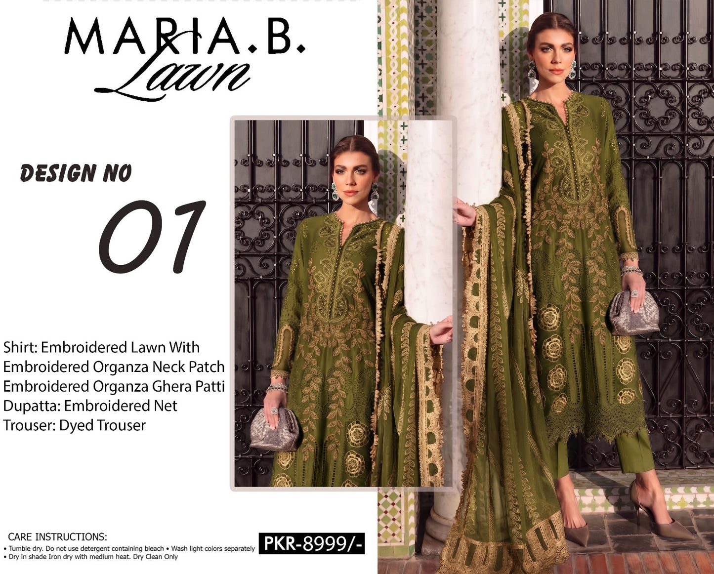 Maria b Embroidered collection (unstitched)