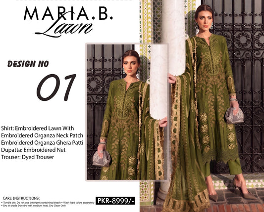 Maria b Embroidered collection (unstitched)