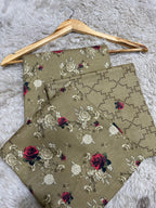 Baroque Khaddar  Printed Trouser (Unstitched)