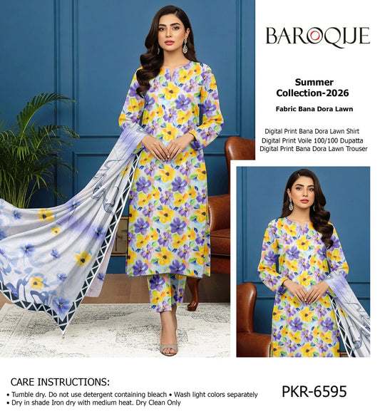 Lawn Bana Doria 3 pic