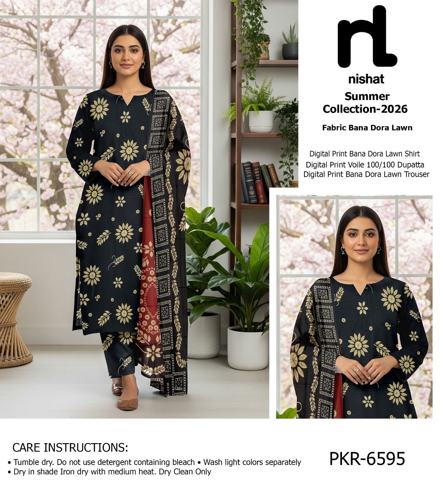 Lawn Bana Doria 3 pic