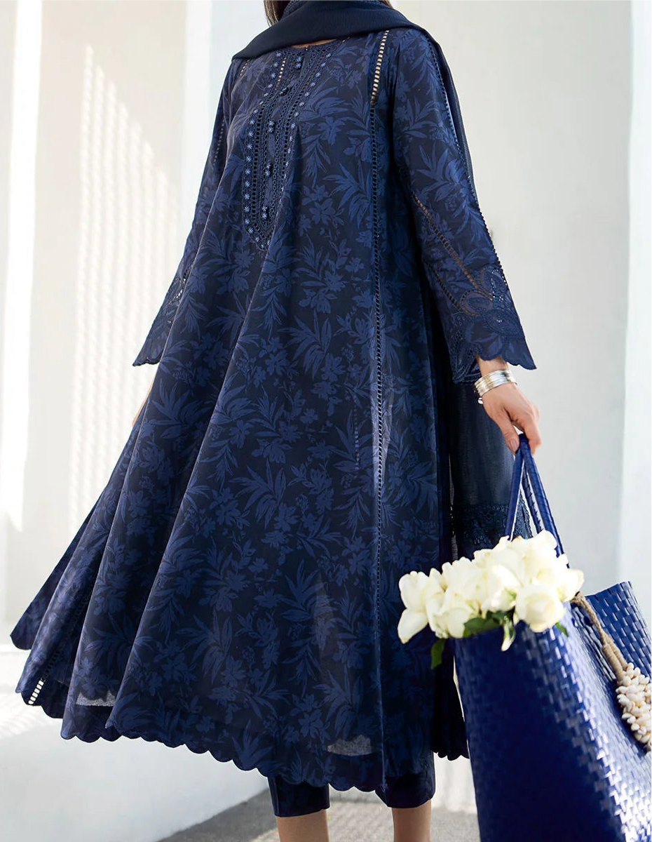 Baroque Khaddar  Printed Trouser (Unstitched)