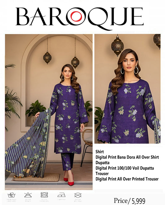 Lawn Bana Doria 3 pic