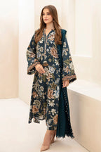 Baroque Khaddar  Printed Trouser (Unstitched)