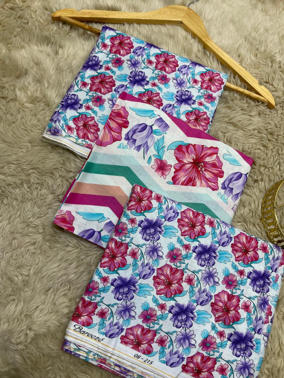 Breeze printed lawn 3p (unstitched)