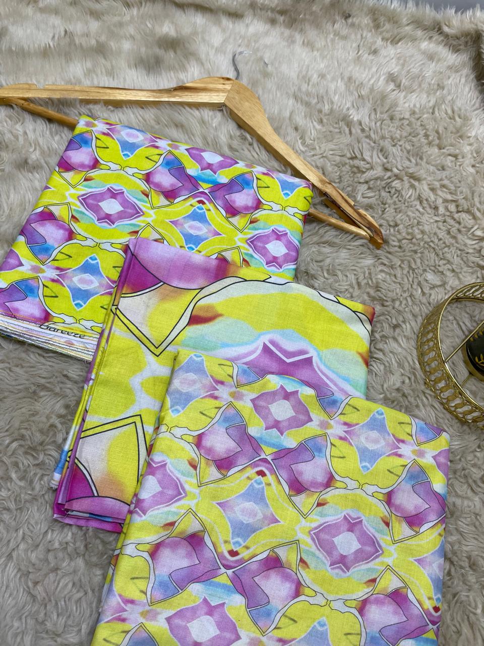 Breeze printed lawn 3p (unstitched)