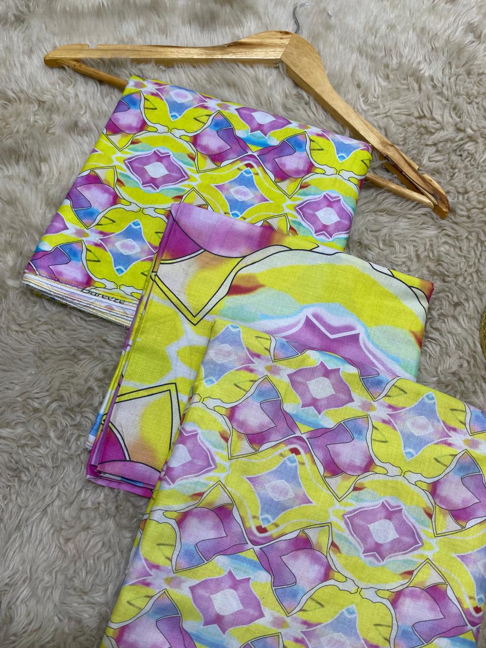 Breeze printed lawn 3p (unstitched)