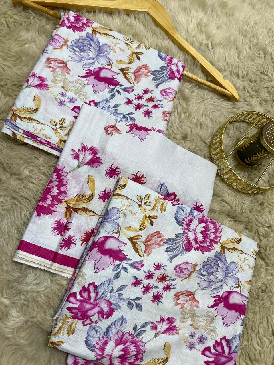 Breeze printed lawn 3p (unstitched)