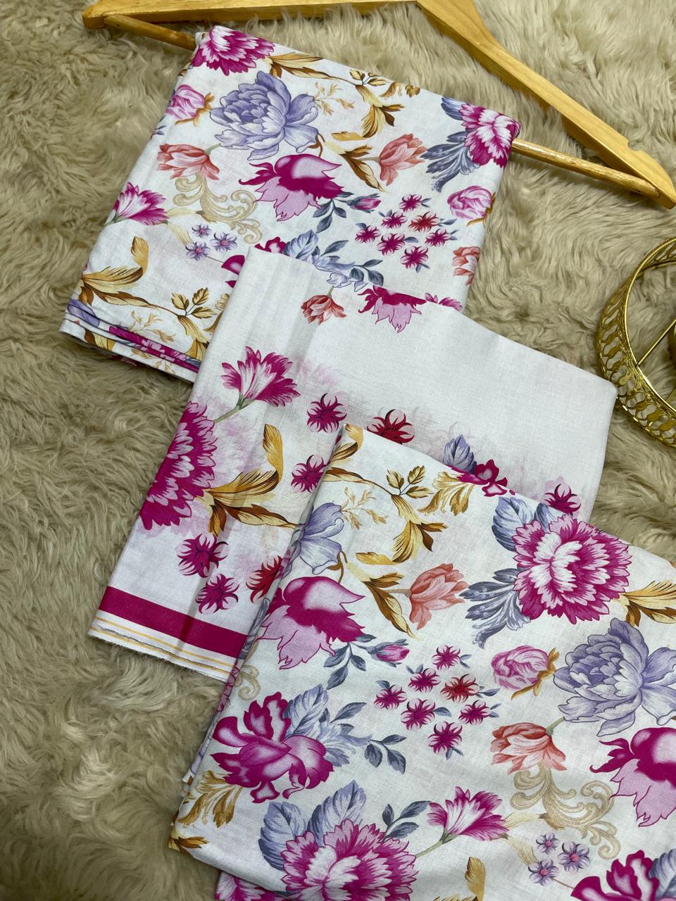 Breeze printed lawn 3p (unstitched)