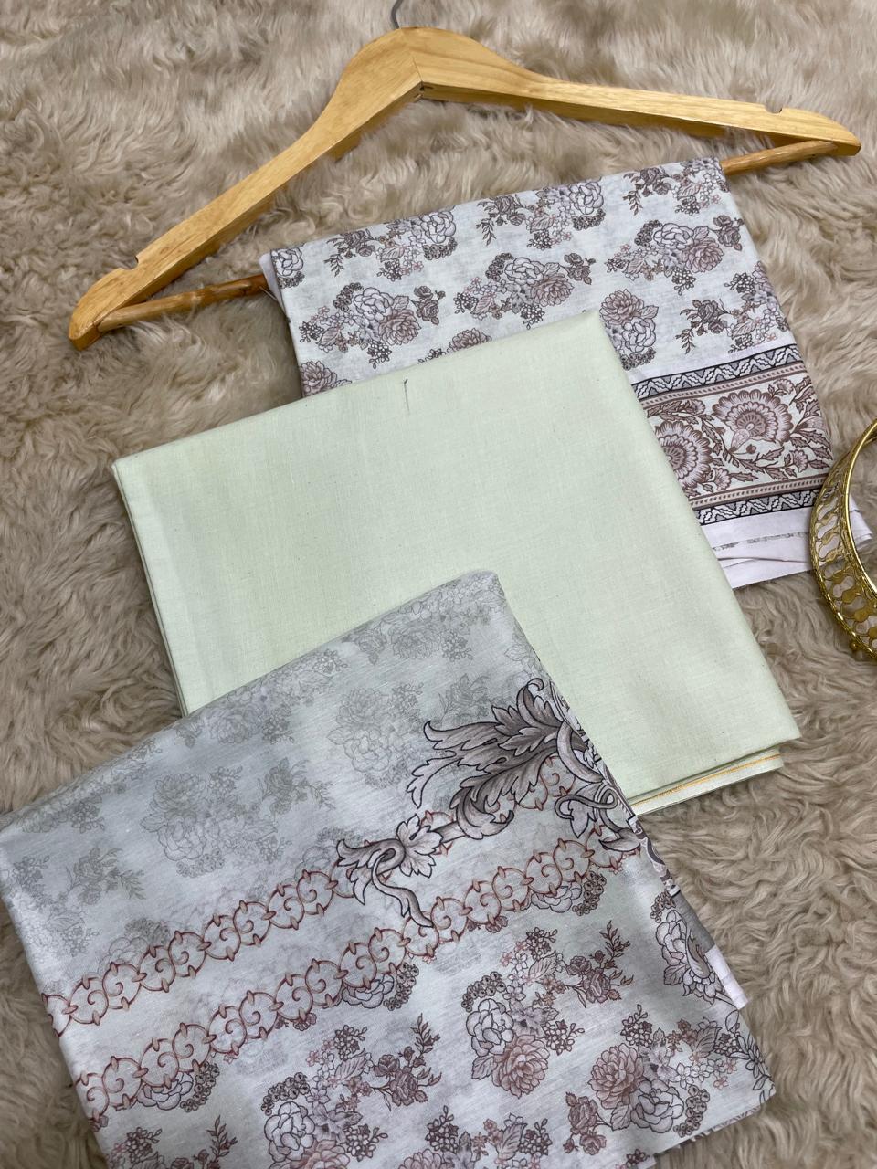Maria b printed lawn mother collection 3p ( unstitched)