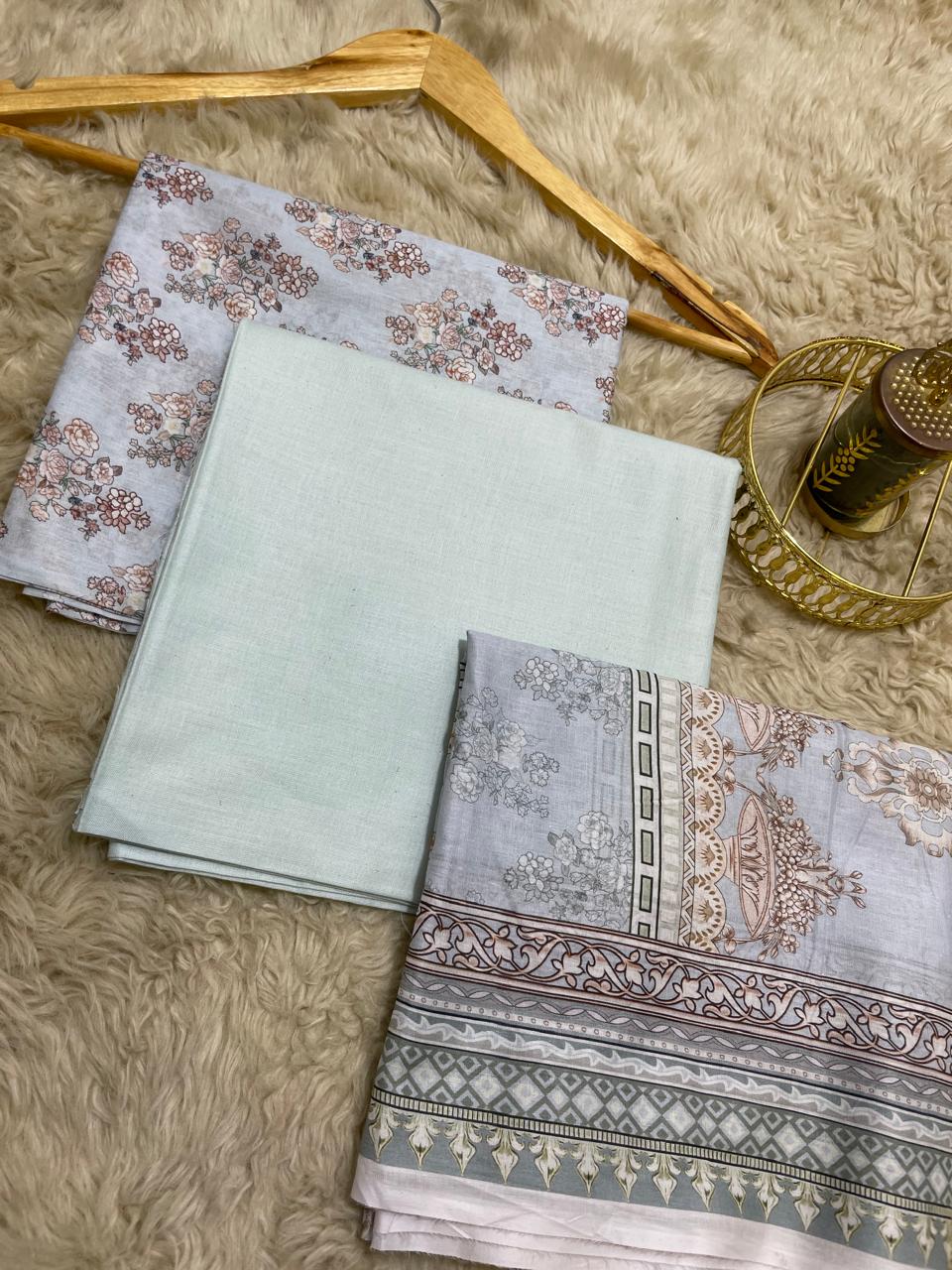 Maria b printed lawn mother collection 3p ( unstitched)