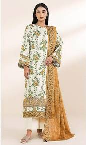 Sapphire Printed Lawn Three piece (unstitched)