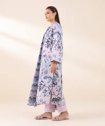 Sapphire Printed Lawn Three piece (unstitched)