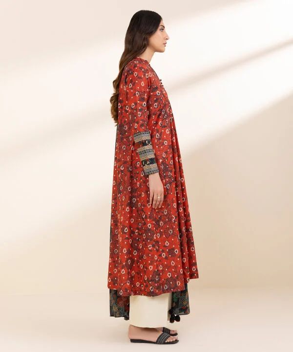 Sapphire Printed Lawn Three piece (unstitched)