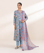Sapphire Printed Lawn Three piece (unstitched)