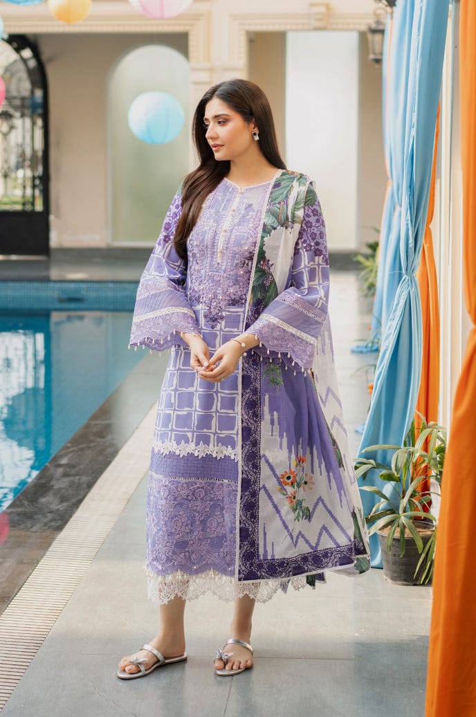 Iznik Printed Lawn Three Piece (Unstitched)