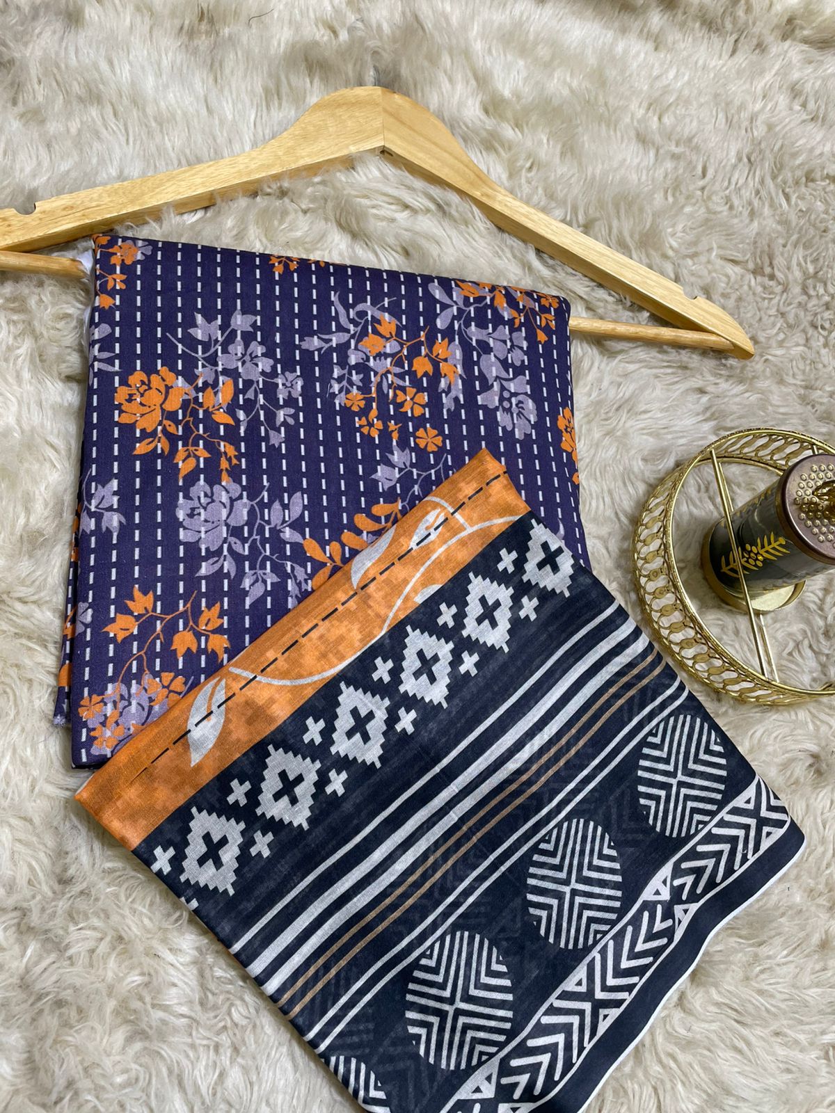 Sapphire Printed Lawn Three piece (unstitched)