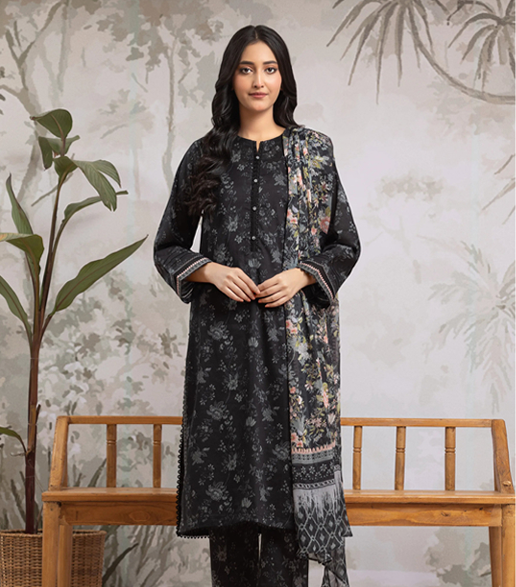 Sapphire Printed Lawn Three piece (unstitched)