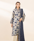 Sapphire Printed Lawn Three piece (unstitched)